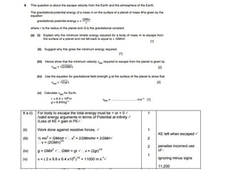 Chapter 11 and 12 questions and answers , past paper GCE ADVANCING PHYSICS B