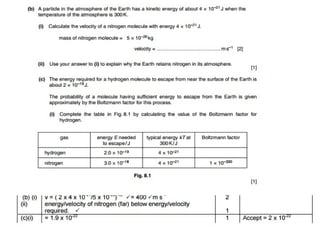 Chapter 11 and 12 questions and answers , past paper GCE ADVANCING PHYSICS B