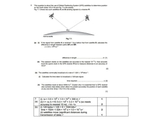 Chapter 11 and 12 questions and answers , past paper GCE ADVANCING PHYSICS B
