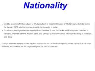 NDA eligibility | PPT