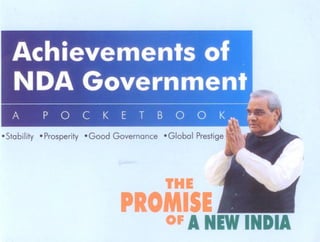 Achievements of NDA Government 