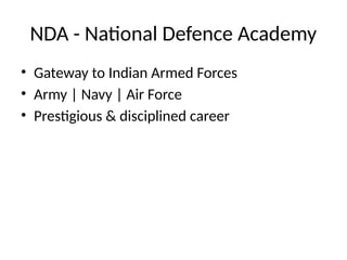 Comprehensive Guide to NDA: Eligibility, Exam, and Career Pathways in ...