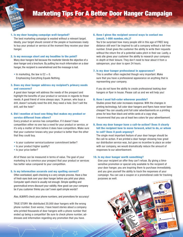 Nda Marketing Tips P1