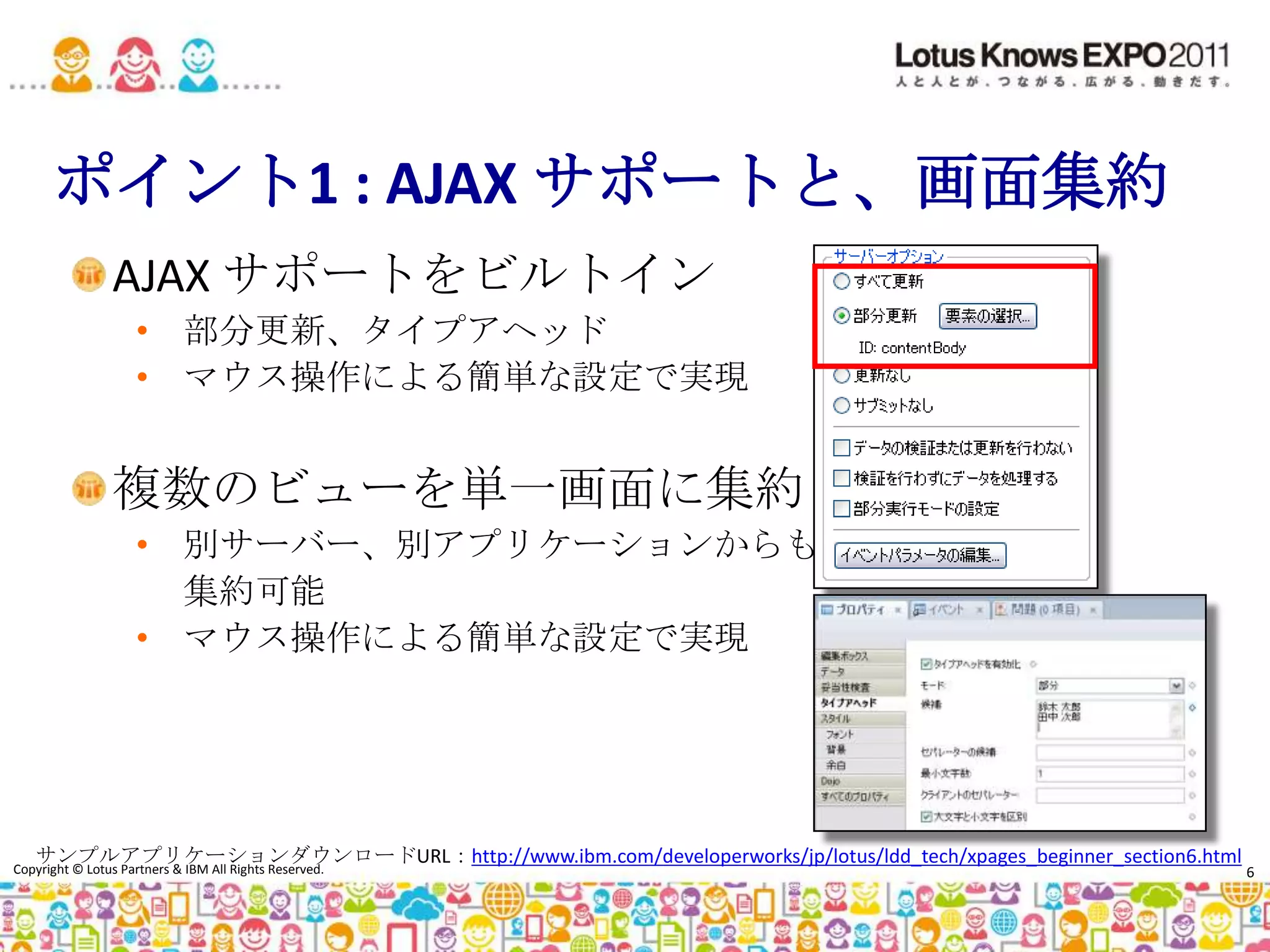 ポイント 3 : モバイルアクセスへの対応XPages Extensibility APIs と Extension LibraryLotus Notes/Domino アプリケーションの将来像まとめQ&A
