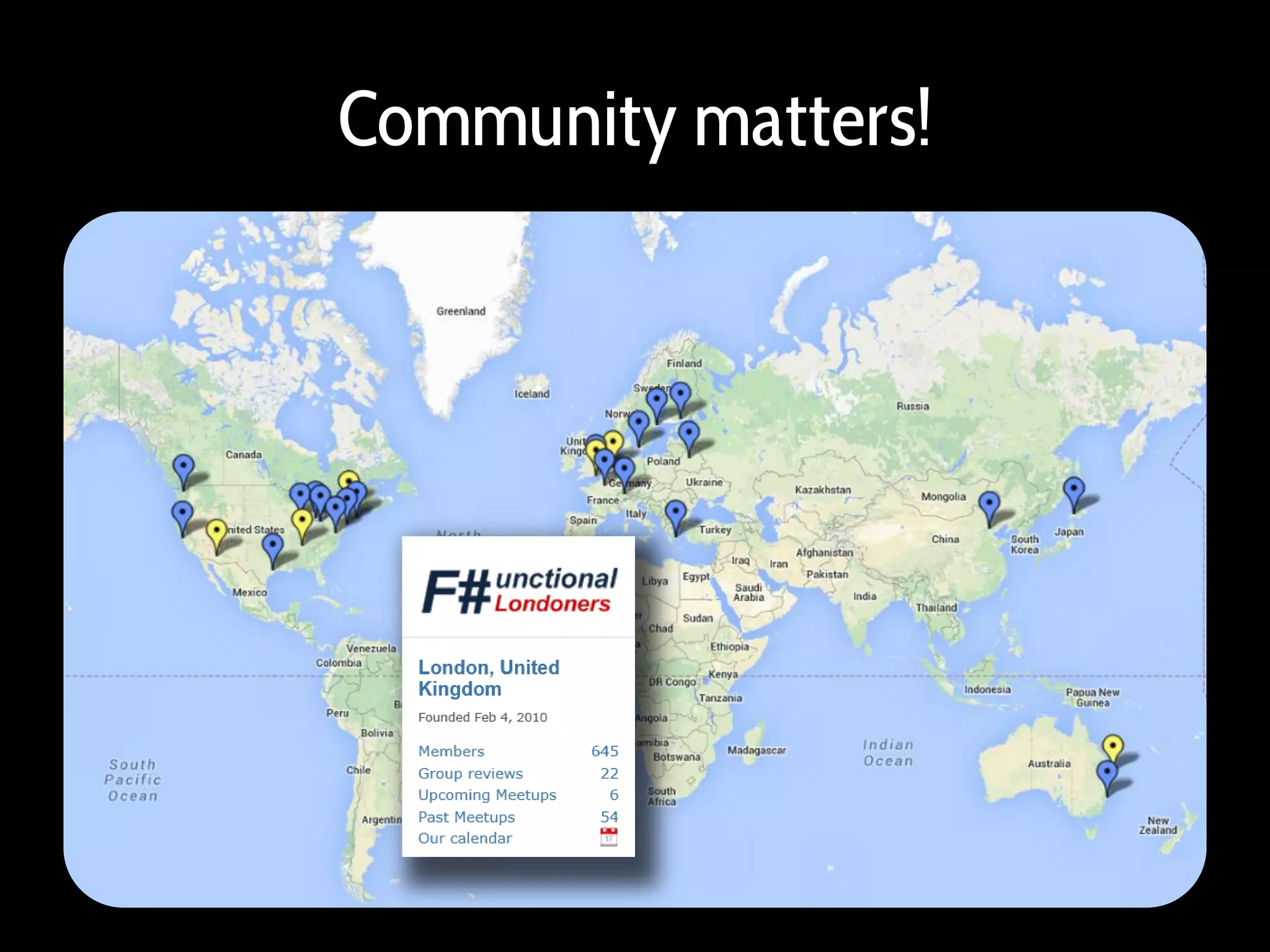Community matters!