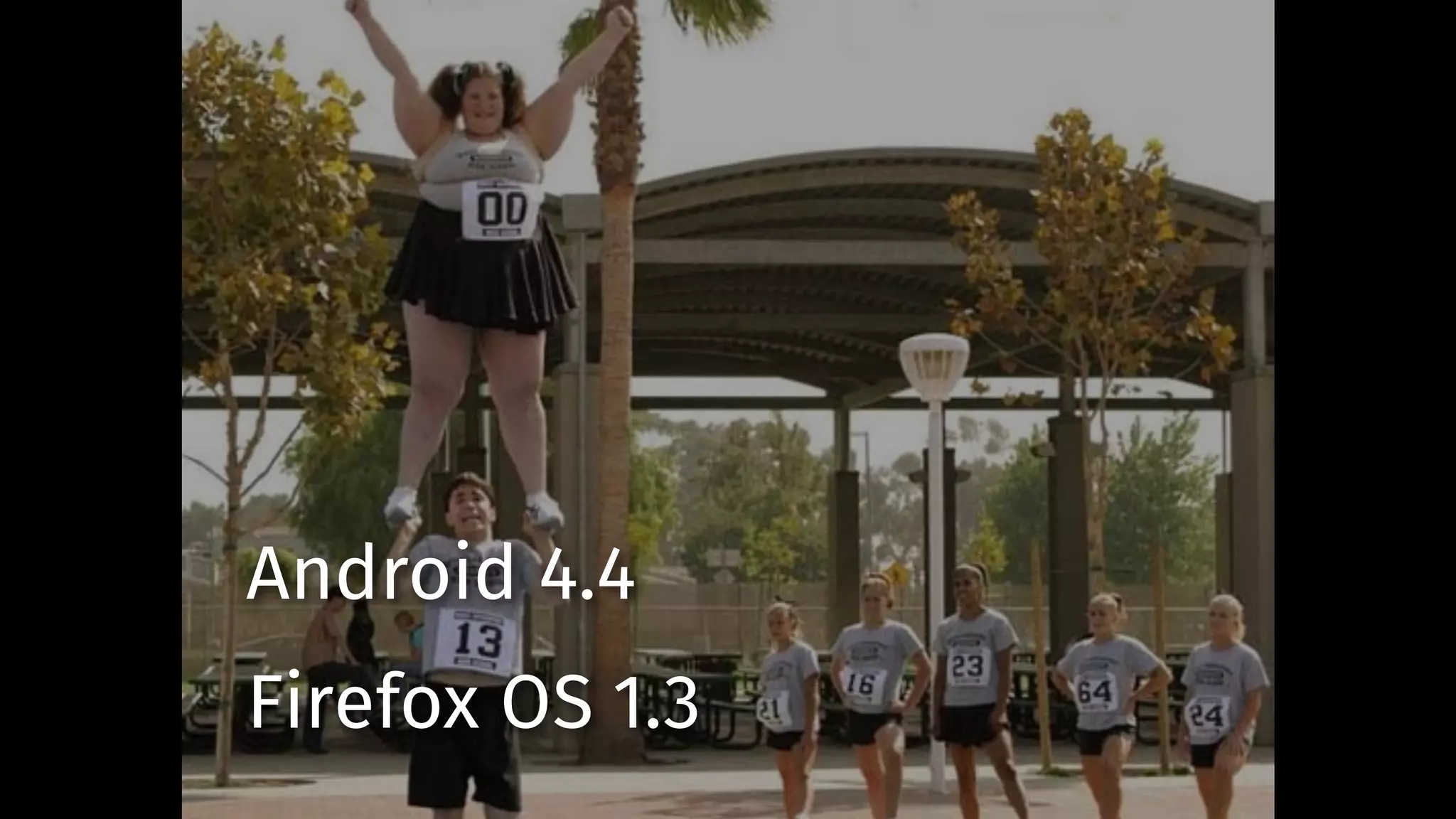 Android 4.4 
Firefox OS 1.3 
 