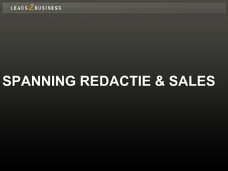 SPANNING REDACTIE & SALES 