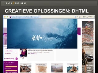 CREATIEVE OPLOSSINGEN: DHTML 