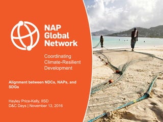 Coordinating
Climate-Resilient
Development
Alignment between NDCs, NAPs, and
SDGs
Hayley Price-Kelly, IISD
D&C Days | Nove...