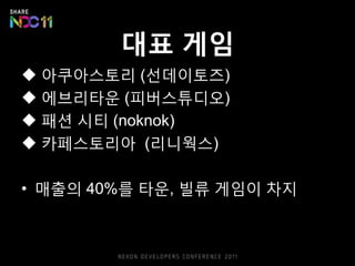 MMORPG≠ 소셜 게임 
