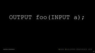 OUTPUT foo(INPUT a);
44
너무나 당연하게
입력이 들어가고 출력이 나올 때까지
스레드가 아무것도 하지 못한다고 가정하고 있음
객체지향 프로그래밍 패턴을 구성하는 인터페이스
 