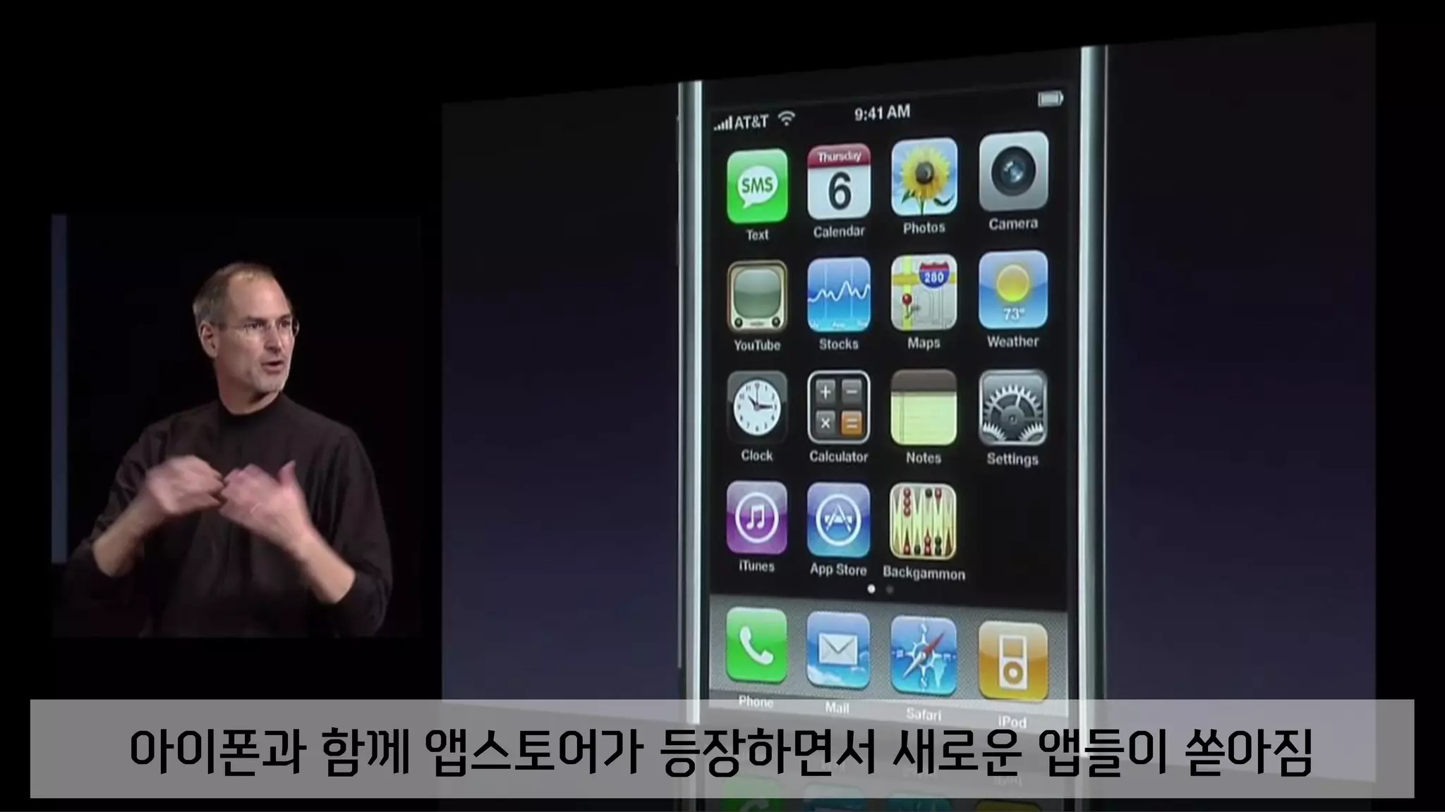 아이폰과 함께 앱스토어가 등장하면서 새로운 앱들이 쏟아짐
 