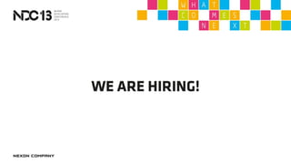 NDC 2013 이은석 - 게임 디렉터가 뭐하는 건가요