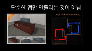 단순한 맵만 만들라는 것이 아님
 