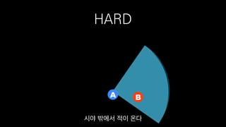 HARD
시야 밖에서 적이 온다
A B
 