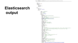 Elasticsearch
output
 