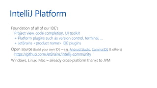 Microservices for building an IDE - The innards of JetBrains Rider ...