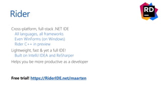 Microservices for building an IDE - The innards of JetBrains Rider ...