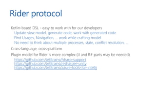 Microservices for building an IDE - The innards of JetBrains Rider ...