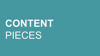 CONTENT
PIECES

 