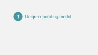 1

Unique operating model

 