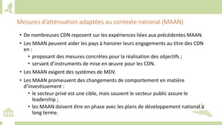 Training workshop on Implementing Nationally Determined Contributions (NDC) Commitments in Agriculture (French)