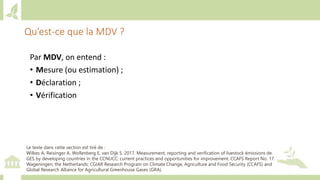Training workshop on Implementing Nationally Determined Contributions (NDC) Commitments in Agriculture (French)