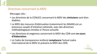 Training workshop on Implementing Nationally Determined Contributions (NDC) Commitments in Agriculture (French)