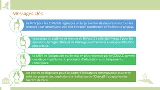 Training workshop on Implementing Nationally Determined Contributions (NDC) Commitments in Agriculture (French)