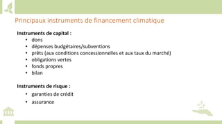 Training workshop on Implementing Nationally Determined Contributions (NDC) Commitments in Agriculture (French)