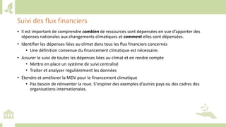 Training workshop on Implementing Nationally Determined Contributions (NDC) Commitments in Agriculture (French)