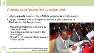 Training workshop on Implementing Nationally Determined Contributions (NDC) Commitments in Agriculture (French)