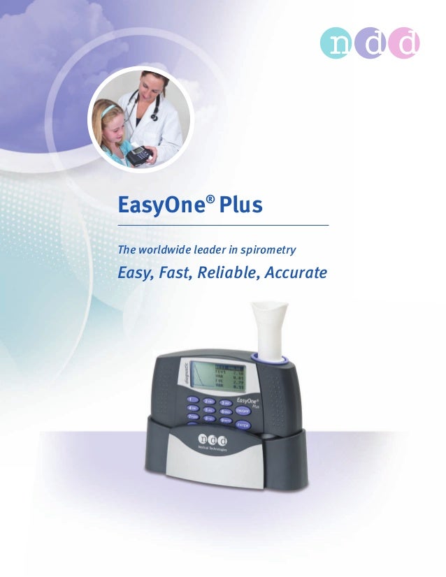 Ndd easy one plus brochure Spirometers at Henan Medical