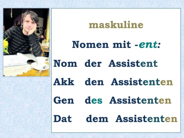 N-Deklination des Substantivs - Theorie | PPT