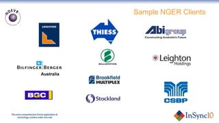Sample NGER Clients Australia 