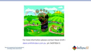 For more information please contact Dean Smith : [email_address]   ph: 0439782615 