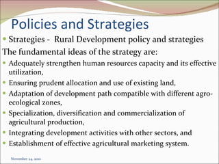 Policies and Strategies to Enhance Dairy Development in Ethiopia