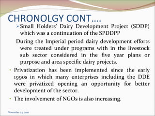 Policies and Strategies to Enhance Dairy Development in Ethiopia