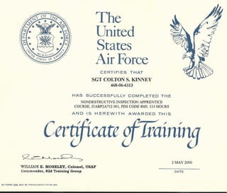 NDI Certificate