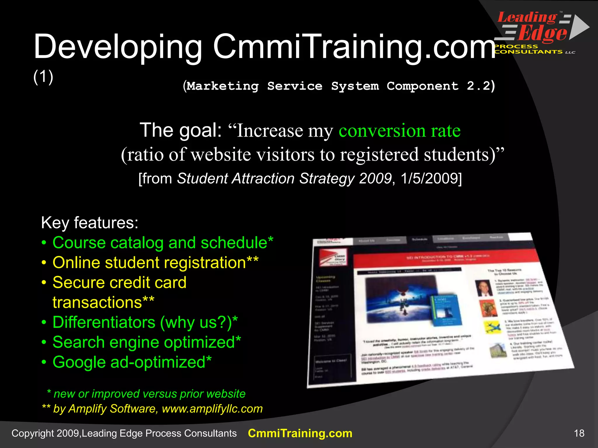 Identified components and subcomponents of my target service system