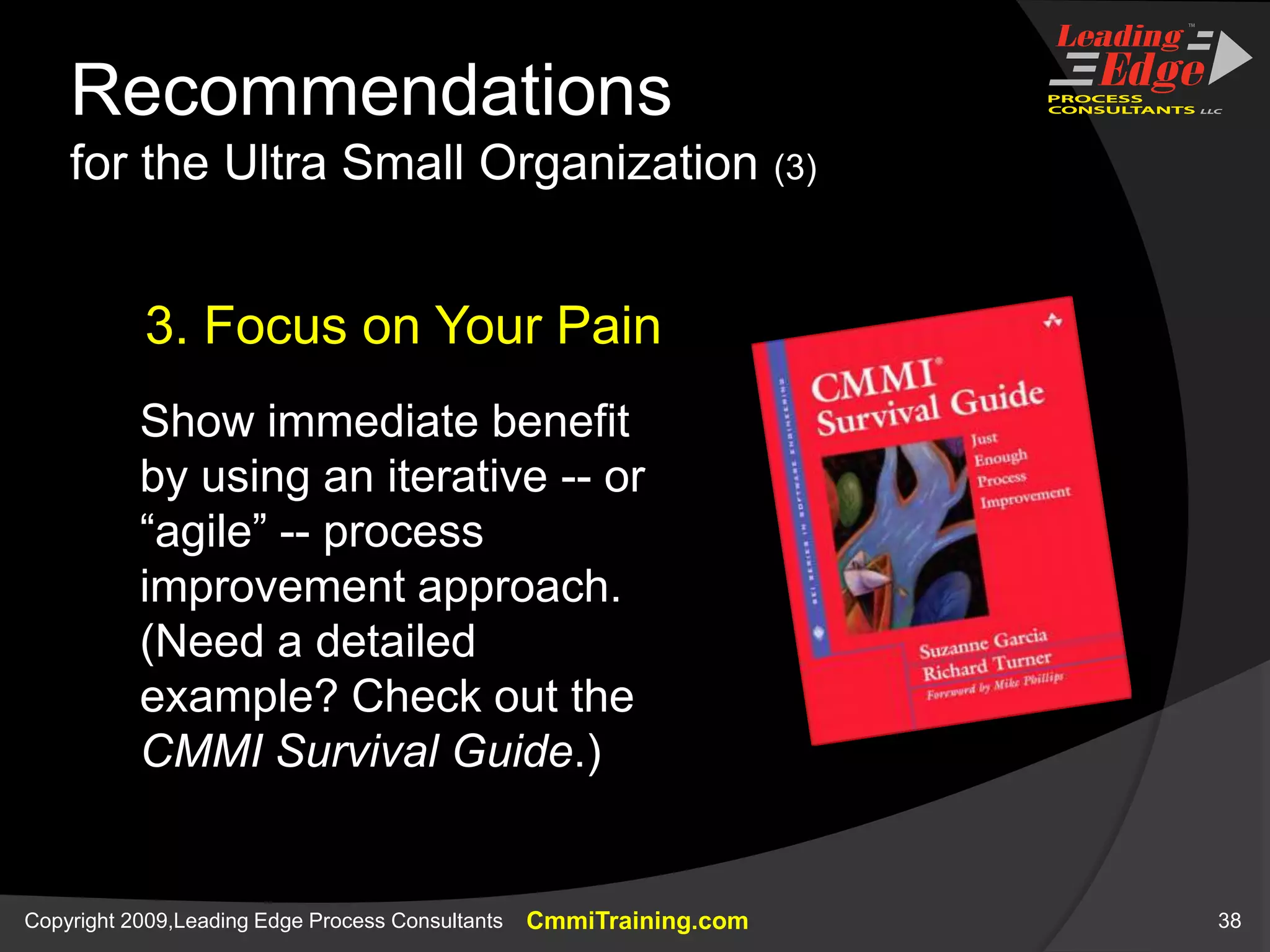 Measuring Our Training Delivery Results (1)WHAT WE LOOK ATStandard SEI Class Evaluations, aggregated for each class