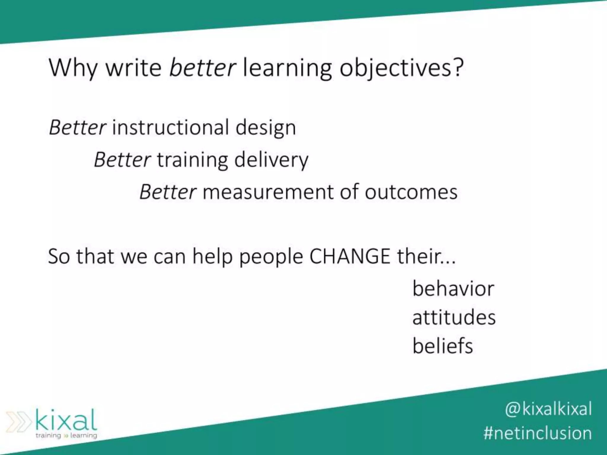 Writing Better Learning Objectives for Digital Literacy Instruction | PPT