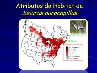 Atributos do Habitat de
  Seiurus aurocapillus
 