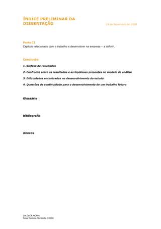 Índice dissertação completo