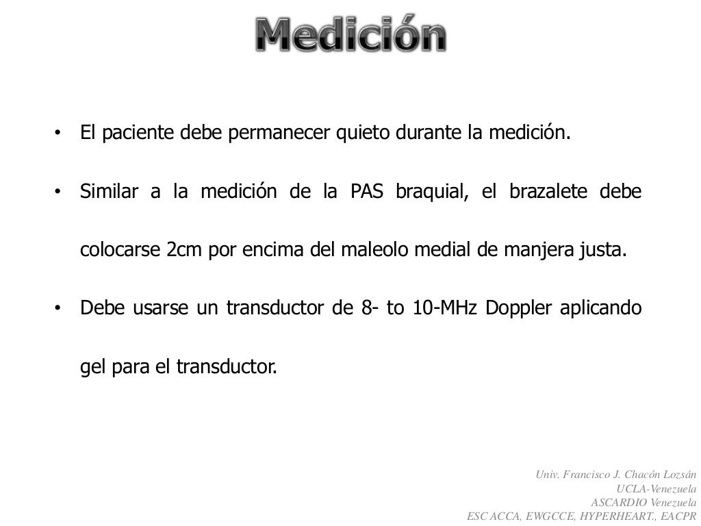 Índice tobillo brazo