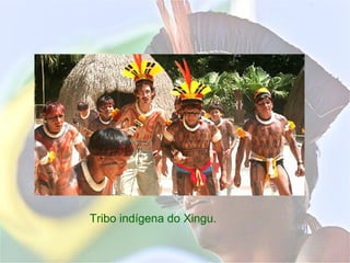 Tribo indígena do Xingu.
 