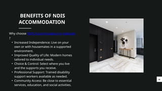 NDIS Disability Accommodation in Adelaide | PPTX