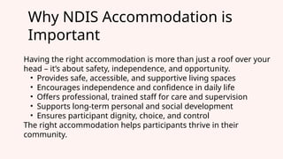NDIS Accommodation in Redbank Plains.pptx