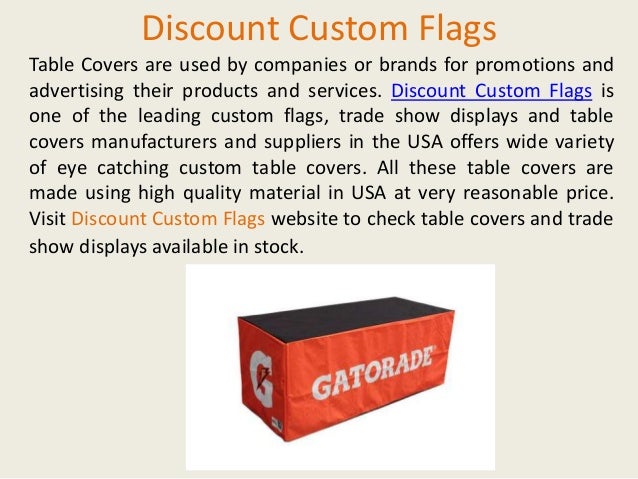 Table Covers Table Drapes Discount Custom Flags