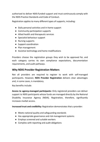 NDIS Registration: A Comprehensive Guide to Becoming a Registered NDIS ...